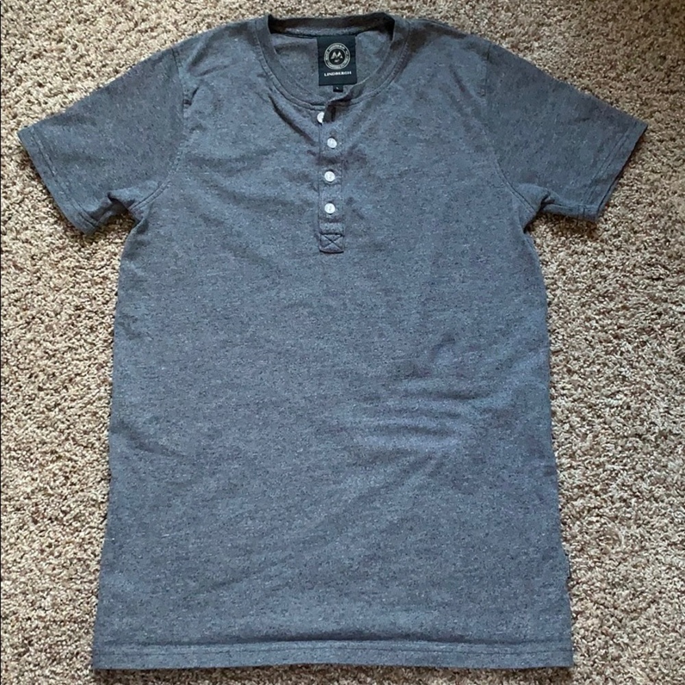 quarter button up tee